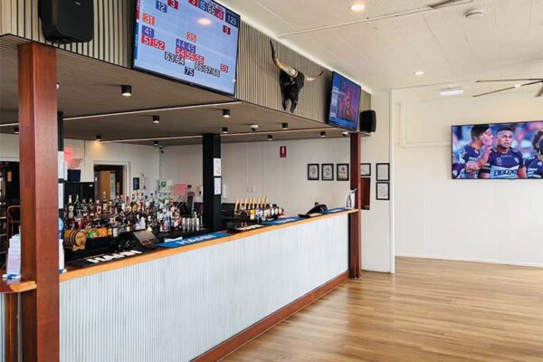 Bar area in Kingaroy Hotel Motel
